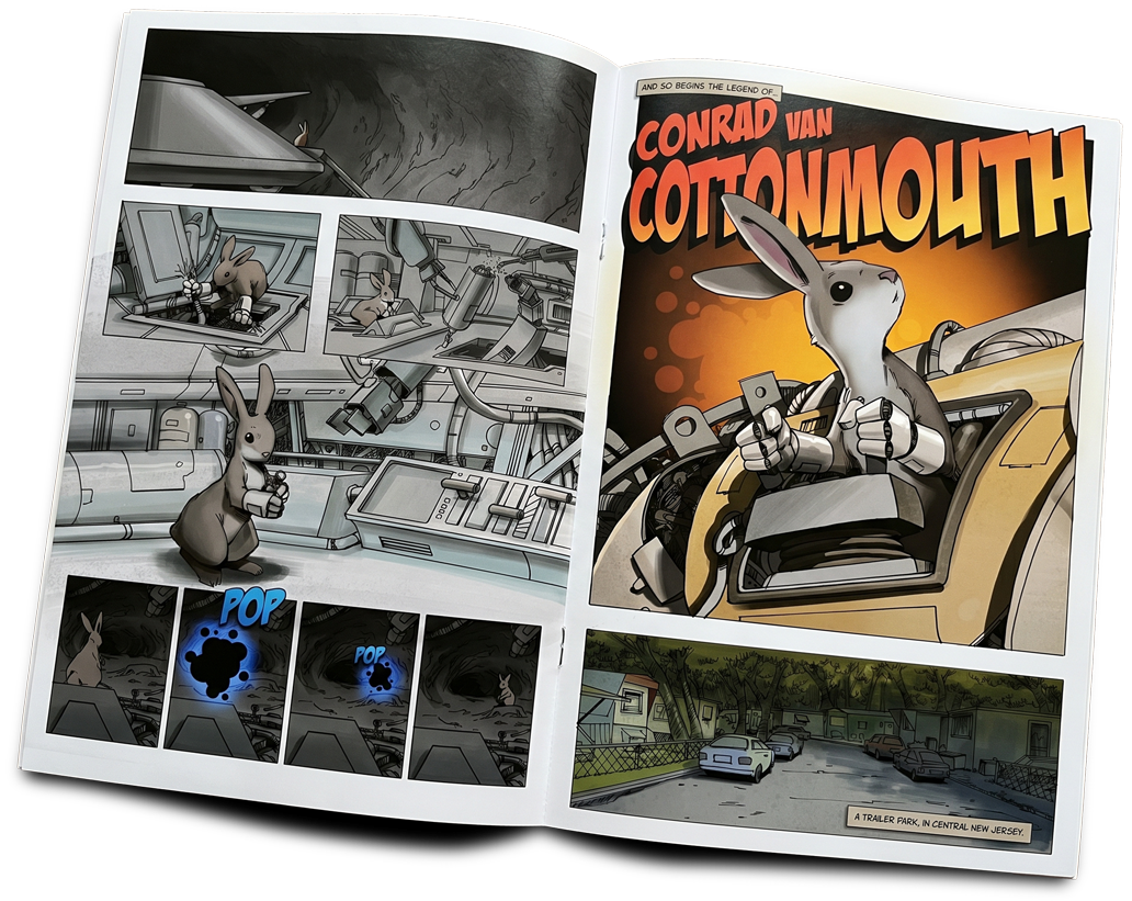Conrad Van Cottonmouth graphic novel